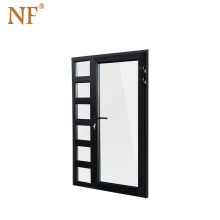 Aluminium Profile Entry Doors  with Opening Window Glass